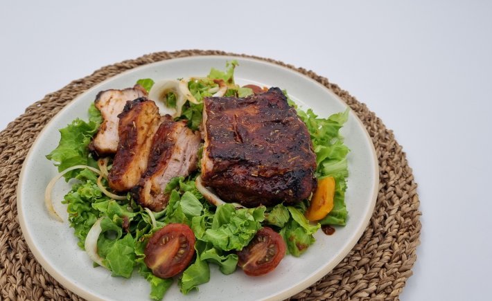 TRAVERS DE PORC SAUCE BARBECUE